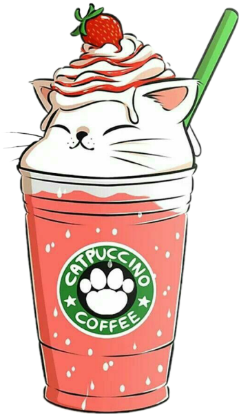 Кавайный Старбакс кофе