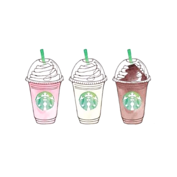 Старбакс коктейль для рисования розовый