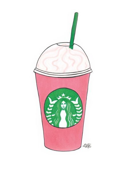 Starbucks рисунки