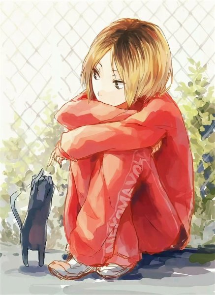 Аниме волейбол Кенма