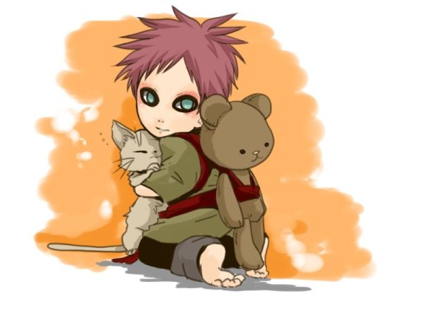 Аниме Наруто Гаара в детстве