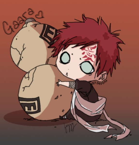 Наклейки Наруто Гаара