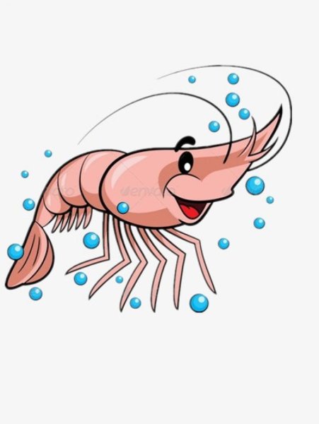 Для детей креветка веселая