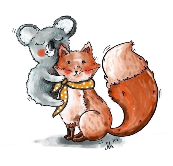 Лисенок и мышонок