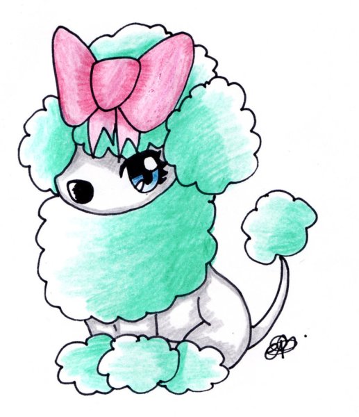 Чиби пудель