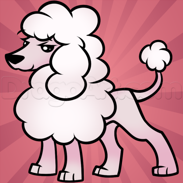 Пудель мультяшный