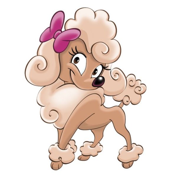 Пудель мультяшный