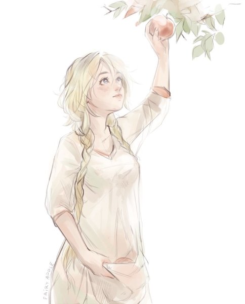 Аниме девушка травница