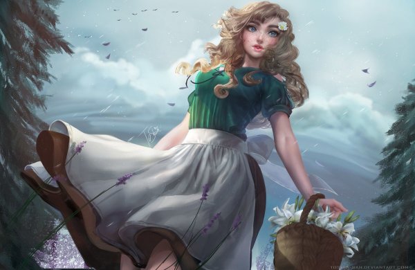 Красивые арт барышни