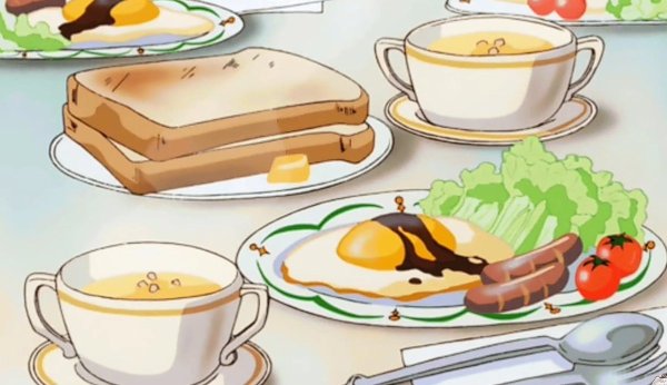 Завтраки в мультяшном стиле