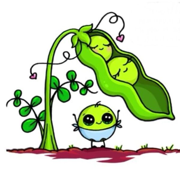 Зелёные рисунки для срисовки лёгкие