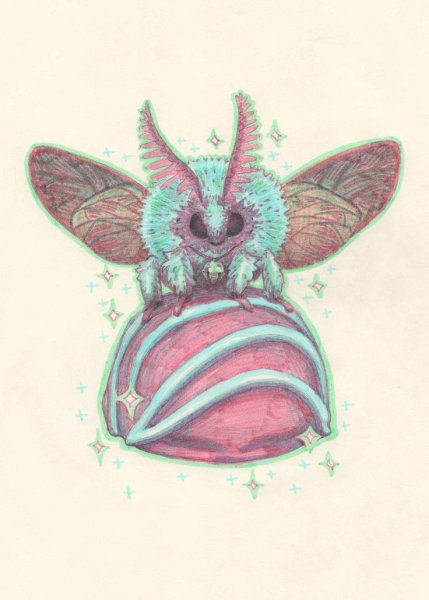 Милый мотылек арт