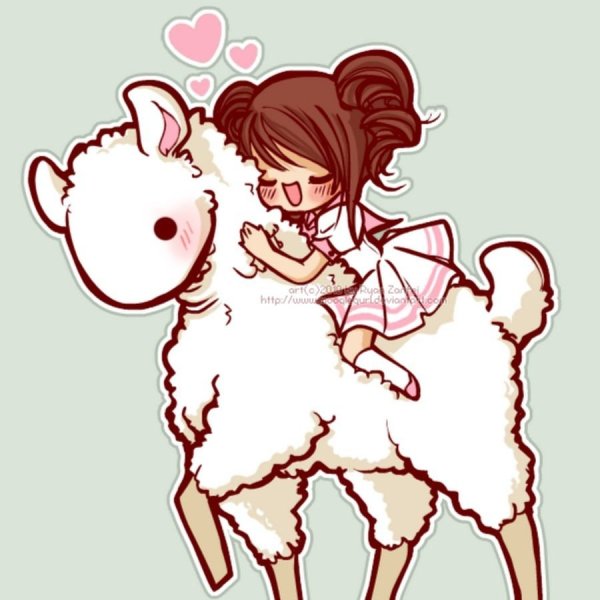 Лама альпака аниме
