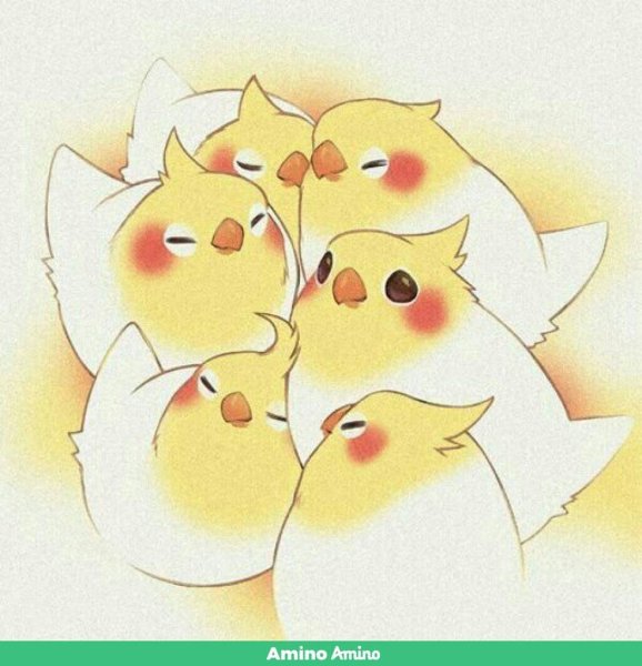 Птичка милый рисунок