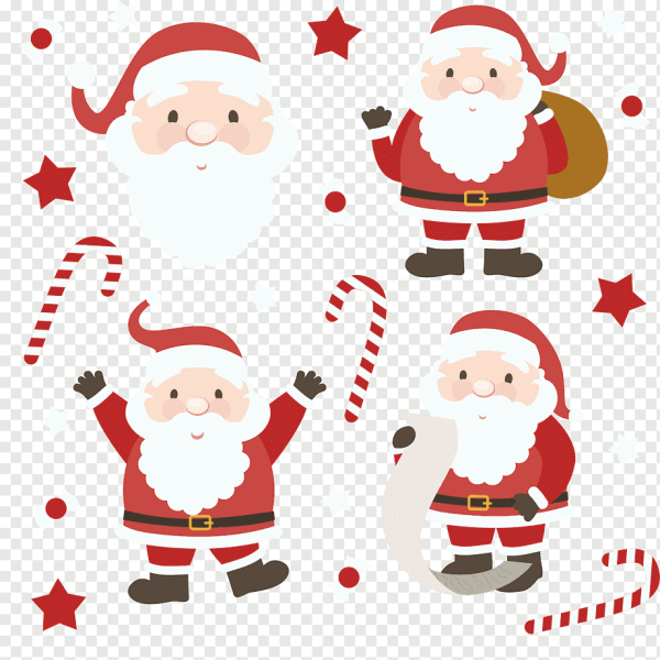 Векторный дед Мороз