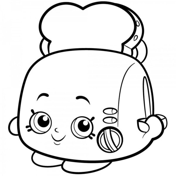 Раскраски для девочек Шопкинсы