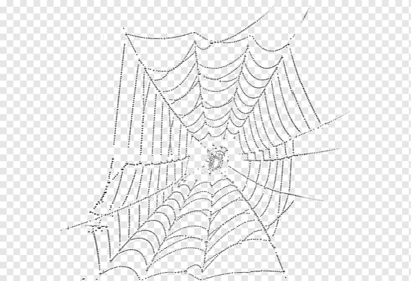 Паутина ручкой
