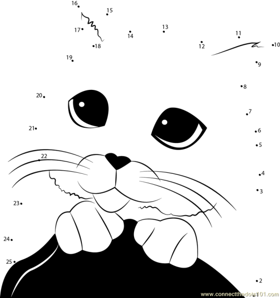 Котенок по точкам