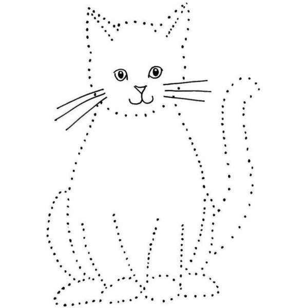 Рисование по точкам для детей