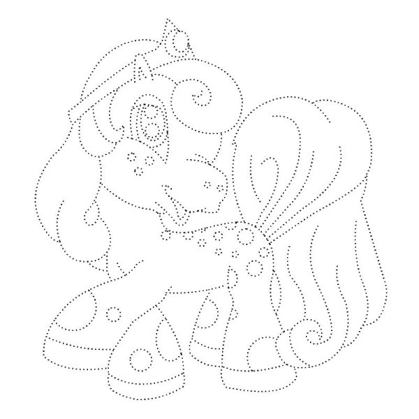 Лошадка по точкам