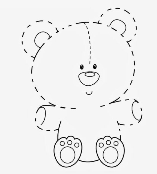 Дорисуй по точкам для дошкольников