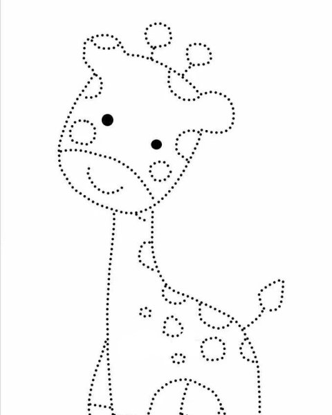 Рисование по точкам для малышей