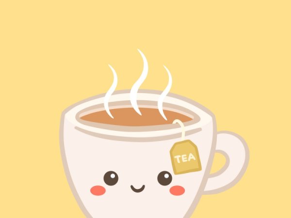 Милые рисуночки с чаем