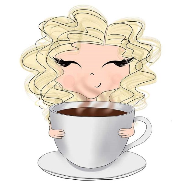 Картинки для срисовки кофе