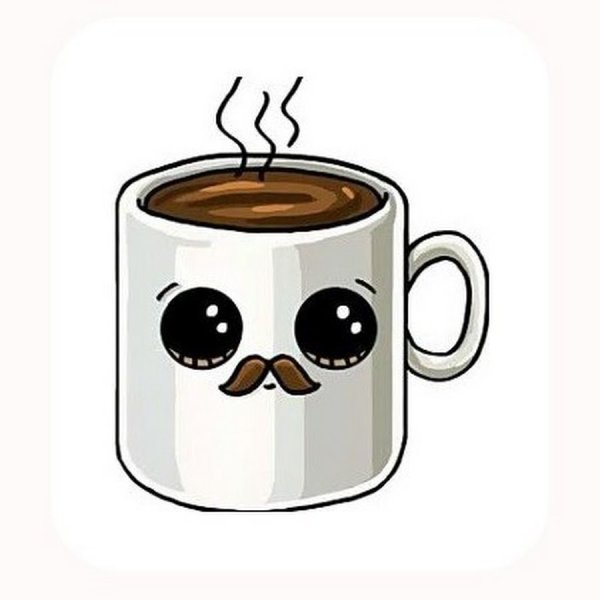 Кофе мультяшное