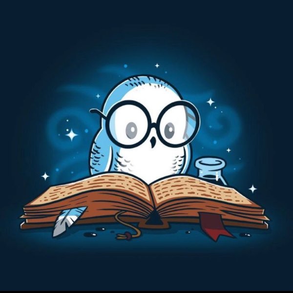 Совенок с книжкой