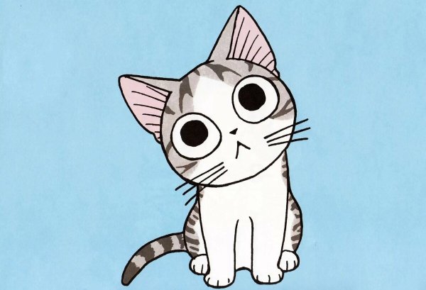Кот рисунок