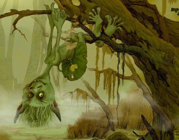 Кикимора Болотная иллюстрации