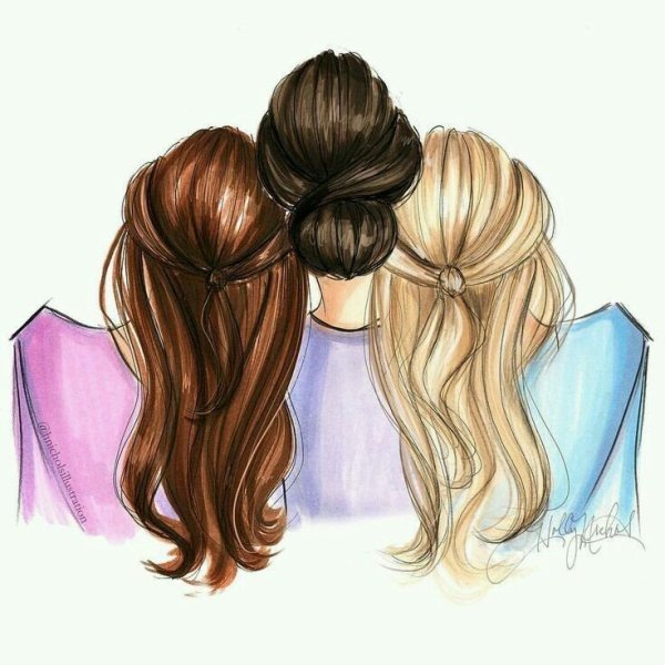 Подруги мультяшные