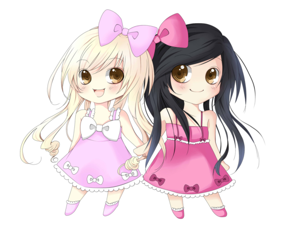 Чиби подружки аниме