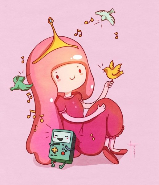 Милые мультяшные принцессы