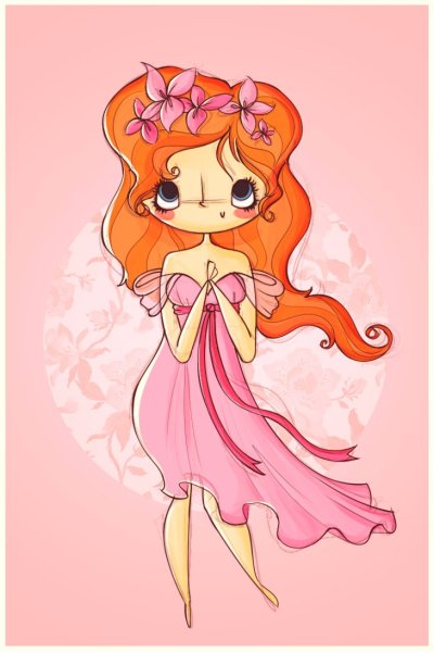 Принцесса милая мультяшная