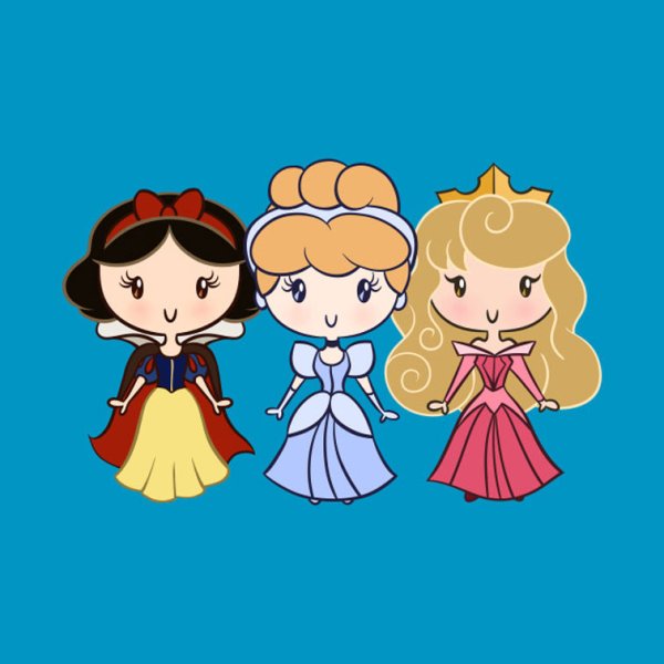 Принцессы для срисовки