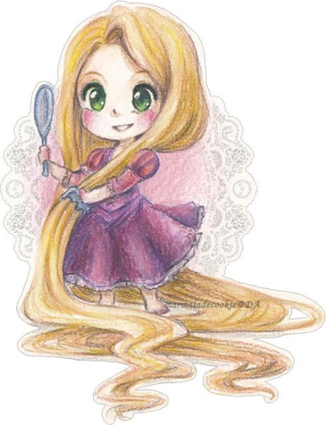 Милые рисунки для срисовки принцессы