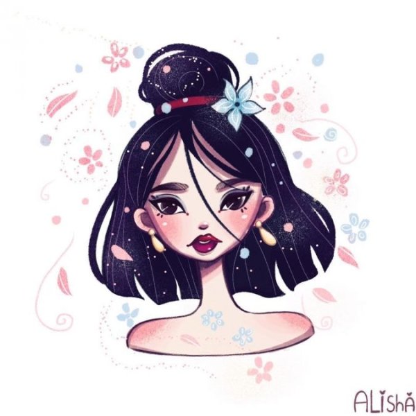 Диснеевские принцессы Рапунцель рисунок