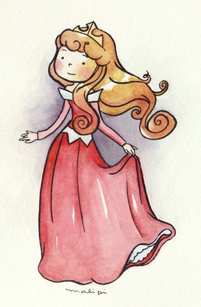 Oksana Lysak иллюстрации little Princess