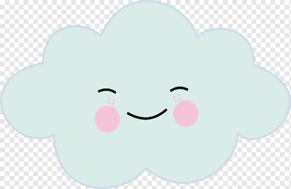 Милое облако без фона