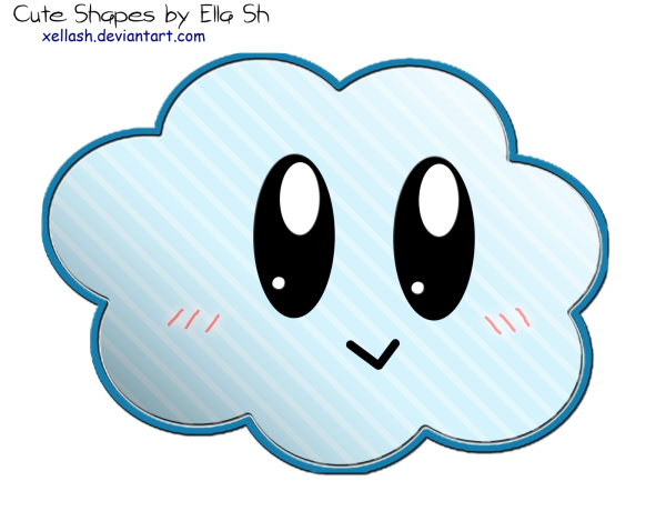Милое облачко с глазками