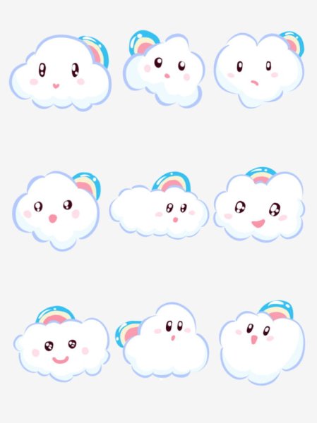 Облако рисовать милое