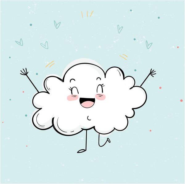 Радостное облачко