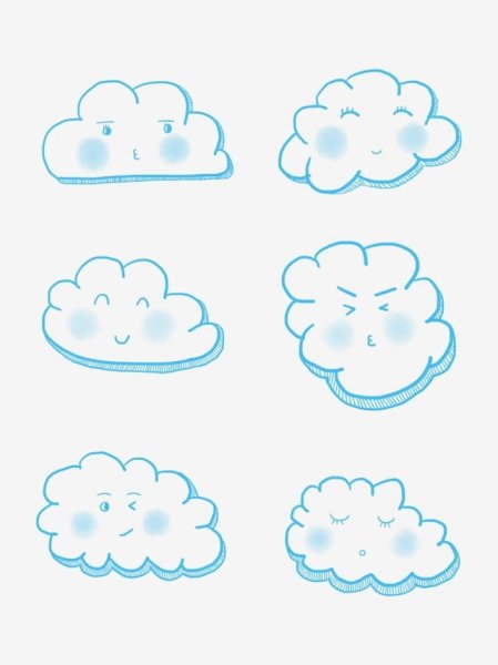 Облака для срисовки