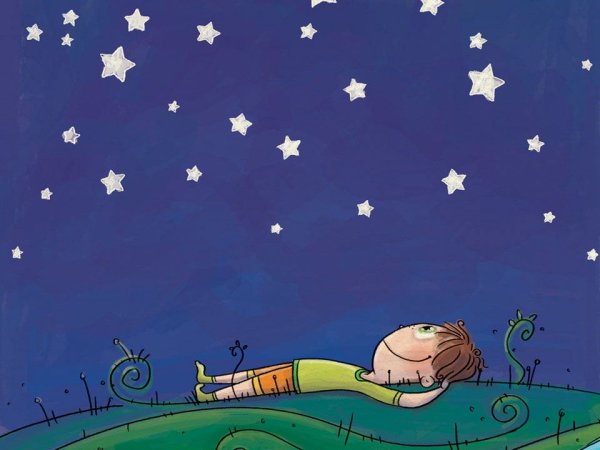 Милые иллюстрации ночь