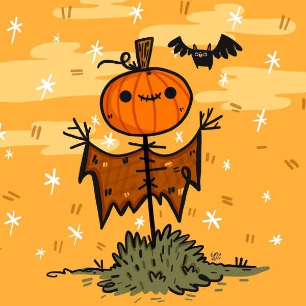 Хэллоуин рисунки красивые