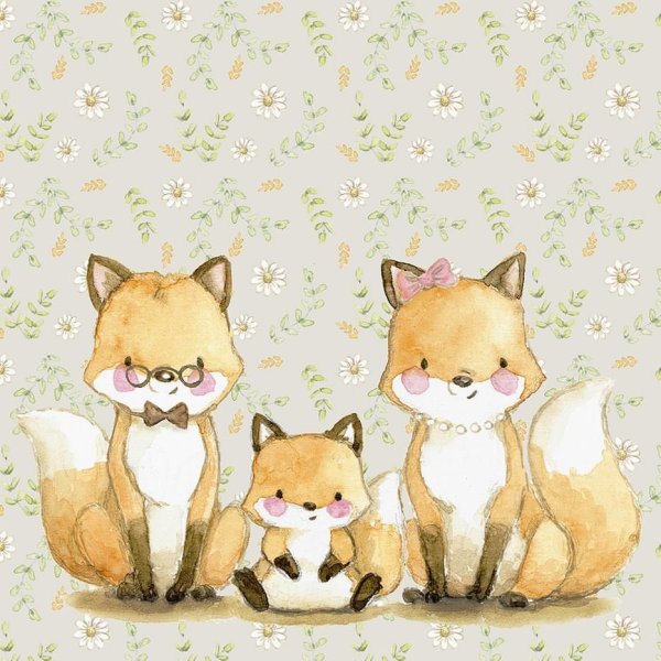 Aida Zamora иллюстрации Baby Fox