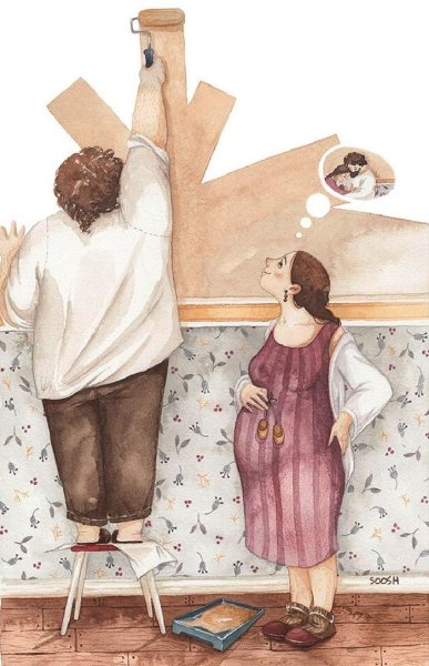 Иллюстрации животных любовь