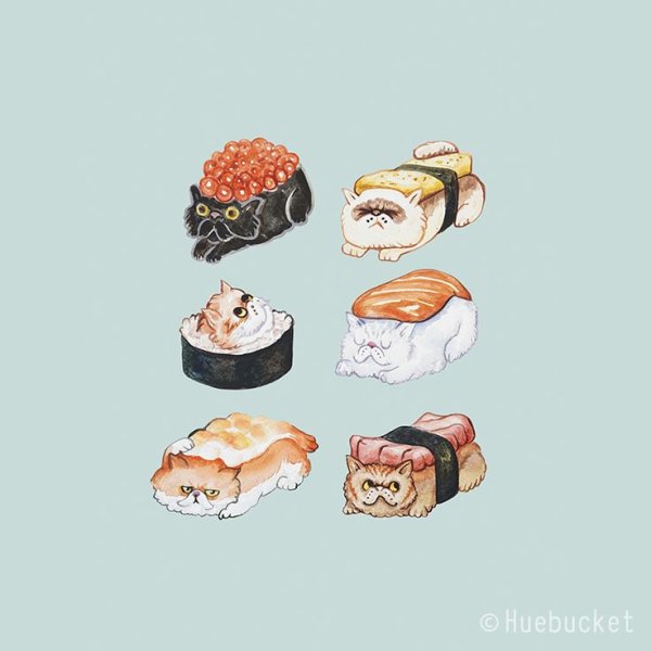 Суши с глазами